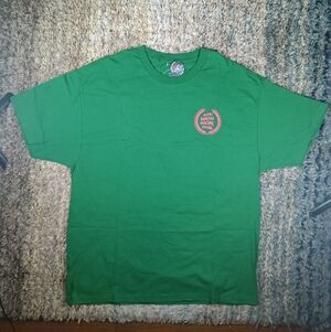 Anit Social Social Club 4x4 Squared Tee Green Pink